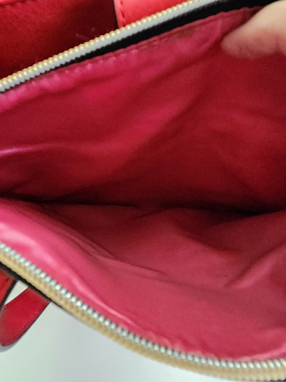 NWOT Sharif Tote Bag Red | Large Tote | Minor Wear - Picture 9 of 15